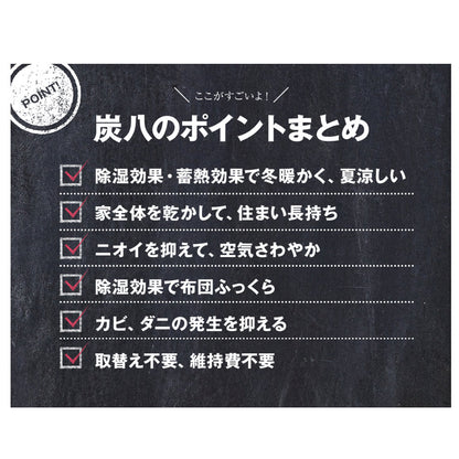 炭八 ミニ 巾着付き 1セット