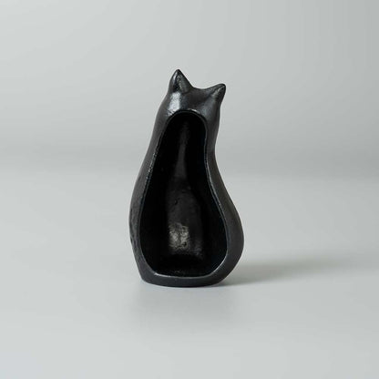 ネコのお香立